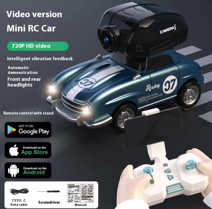 Mini Wireless RC Racing Car with Camera